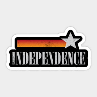 Independence California Vintage-Style Sticker